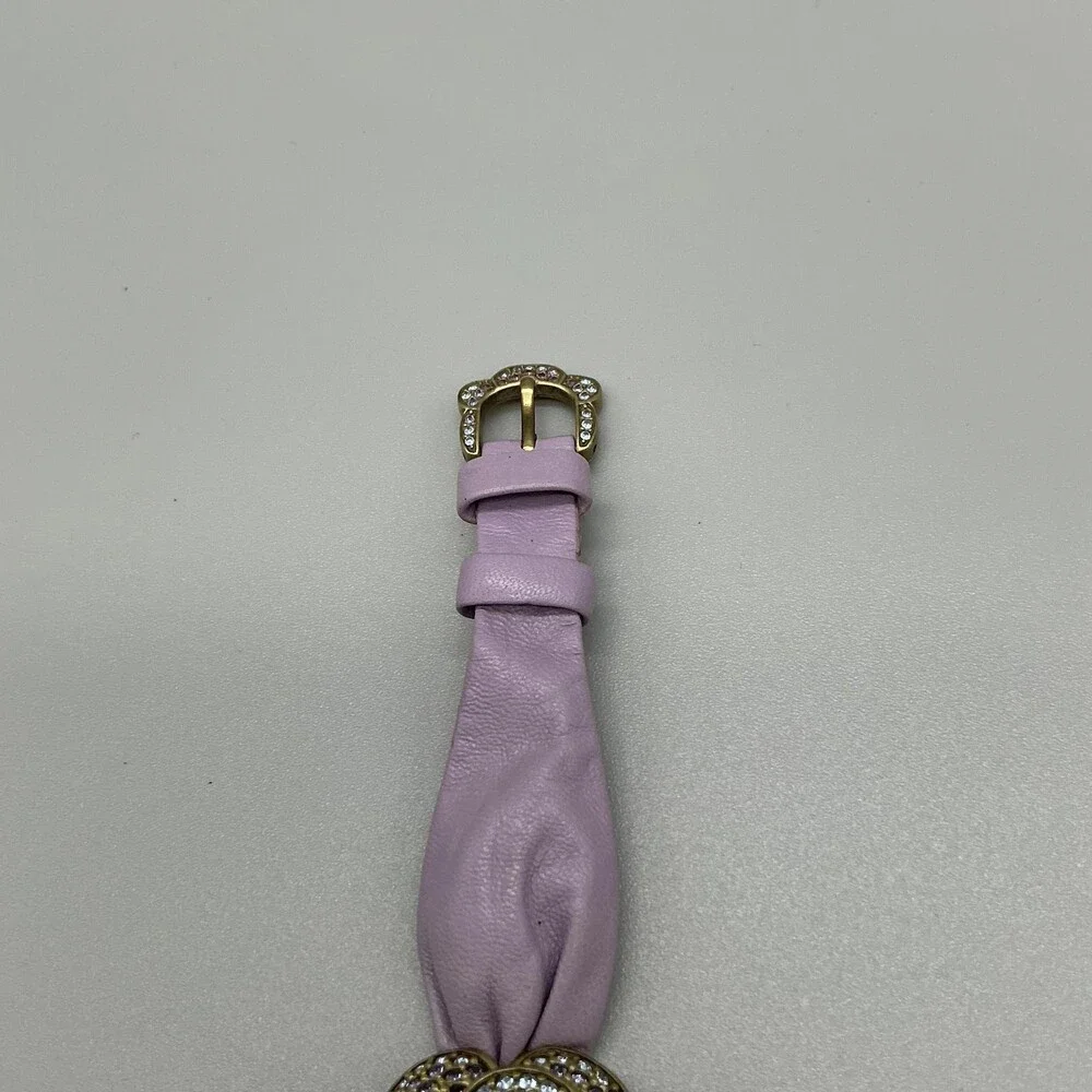 Heidi Daus Petal Profusion Women Watch 34mm Hidden MOP Crystal New Battery